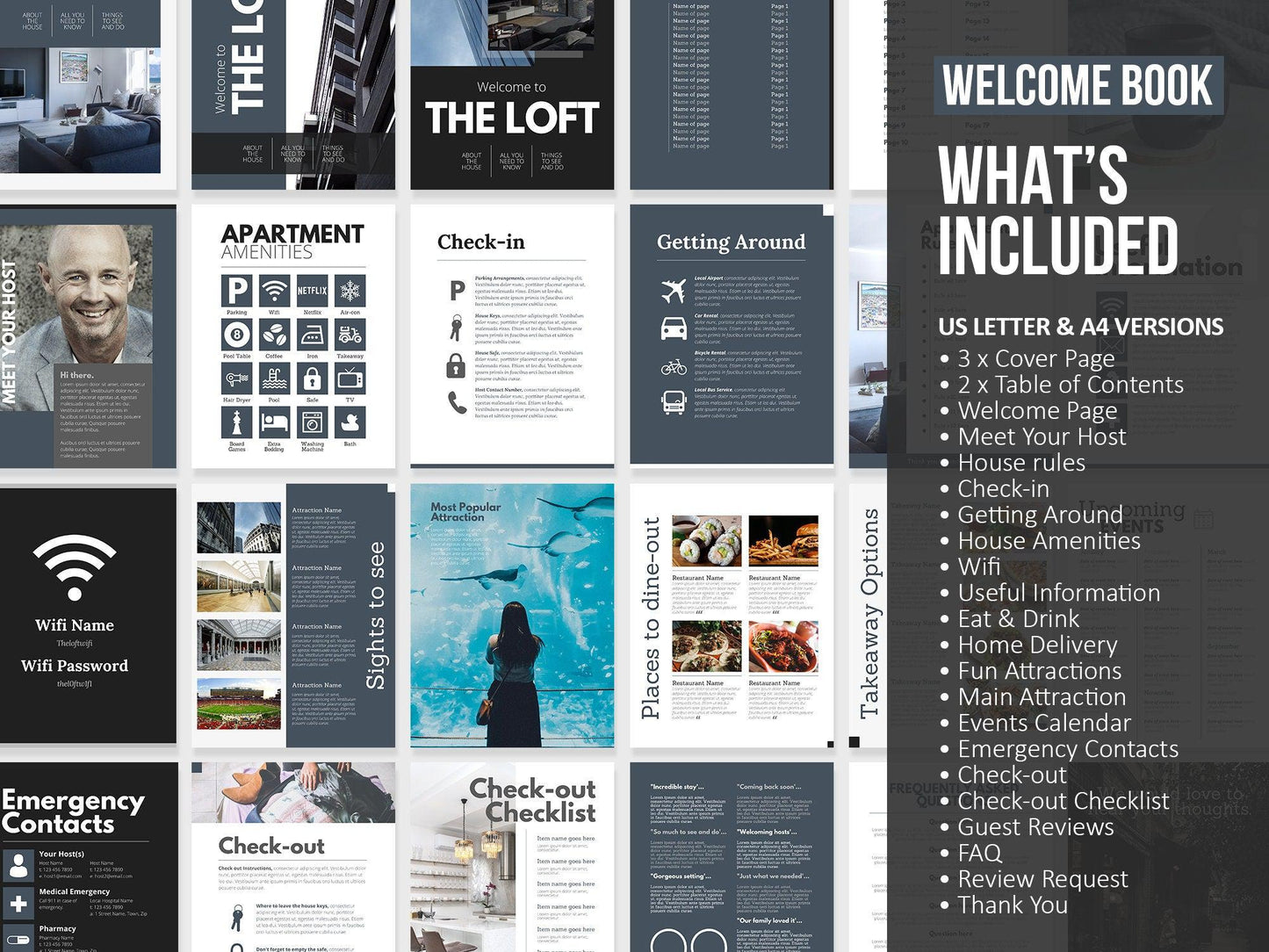 100+ Ultimate Airbnb Host Marketing Template Bundle (city)