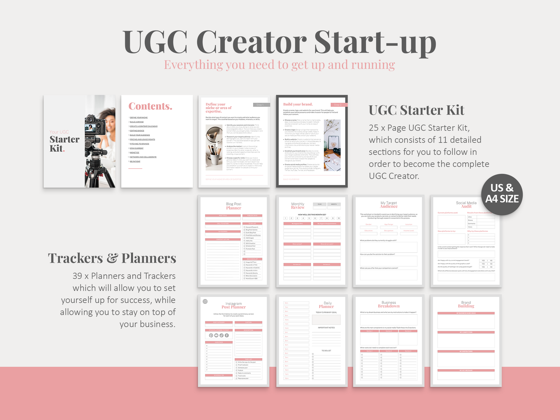 UGC Creator Ultimate Toolkit (Pink)