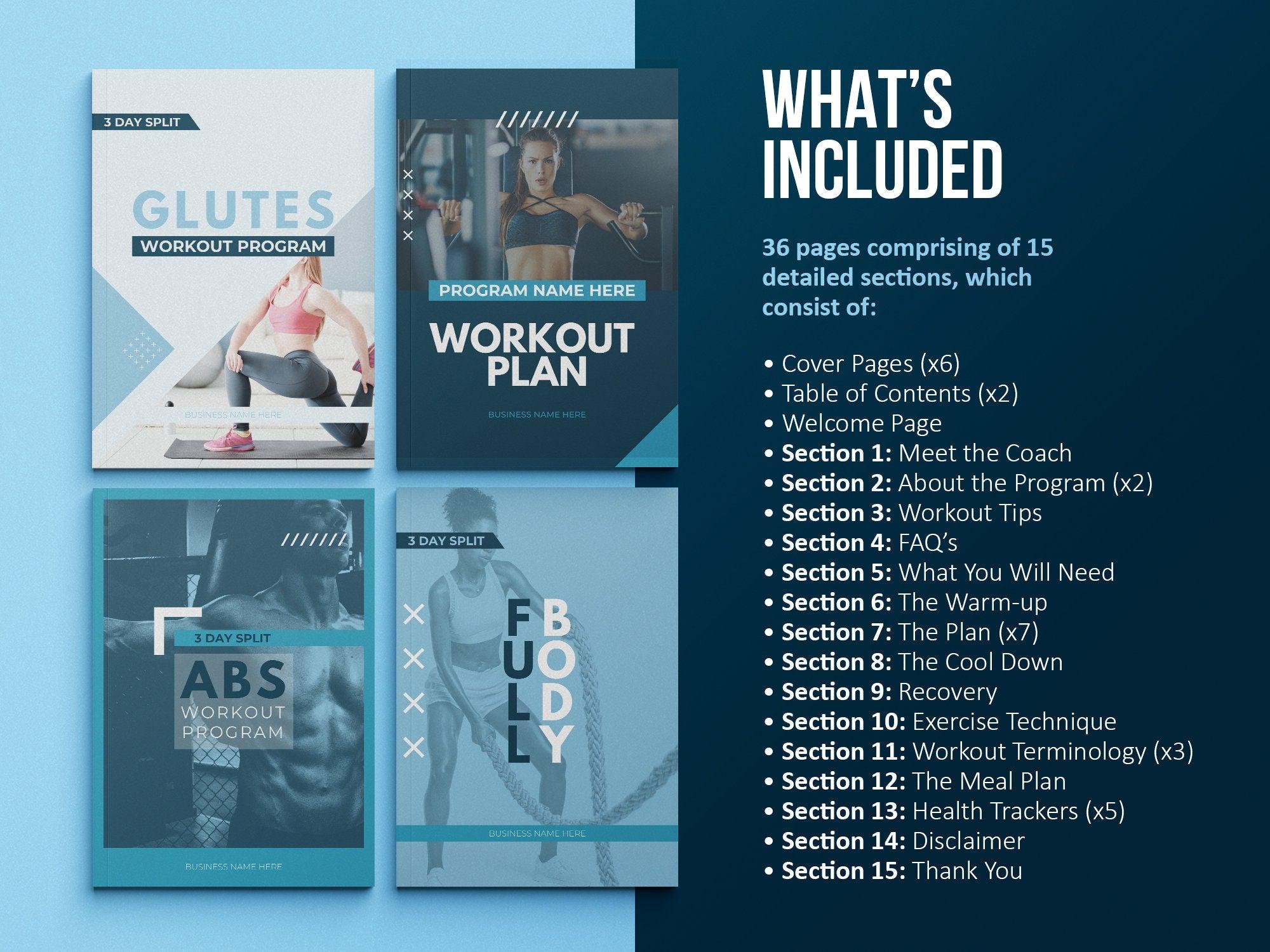 Workout Program Template sky