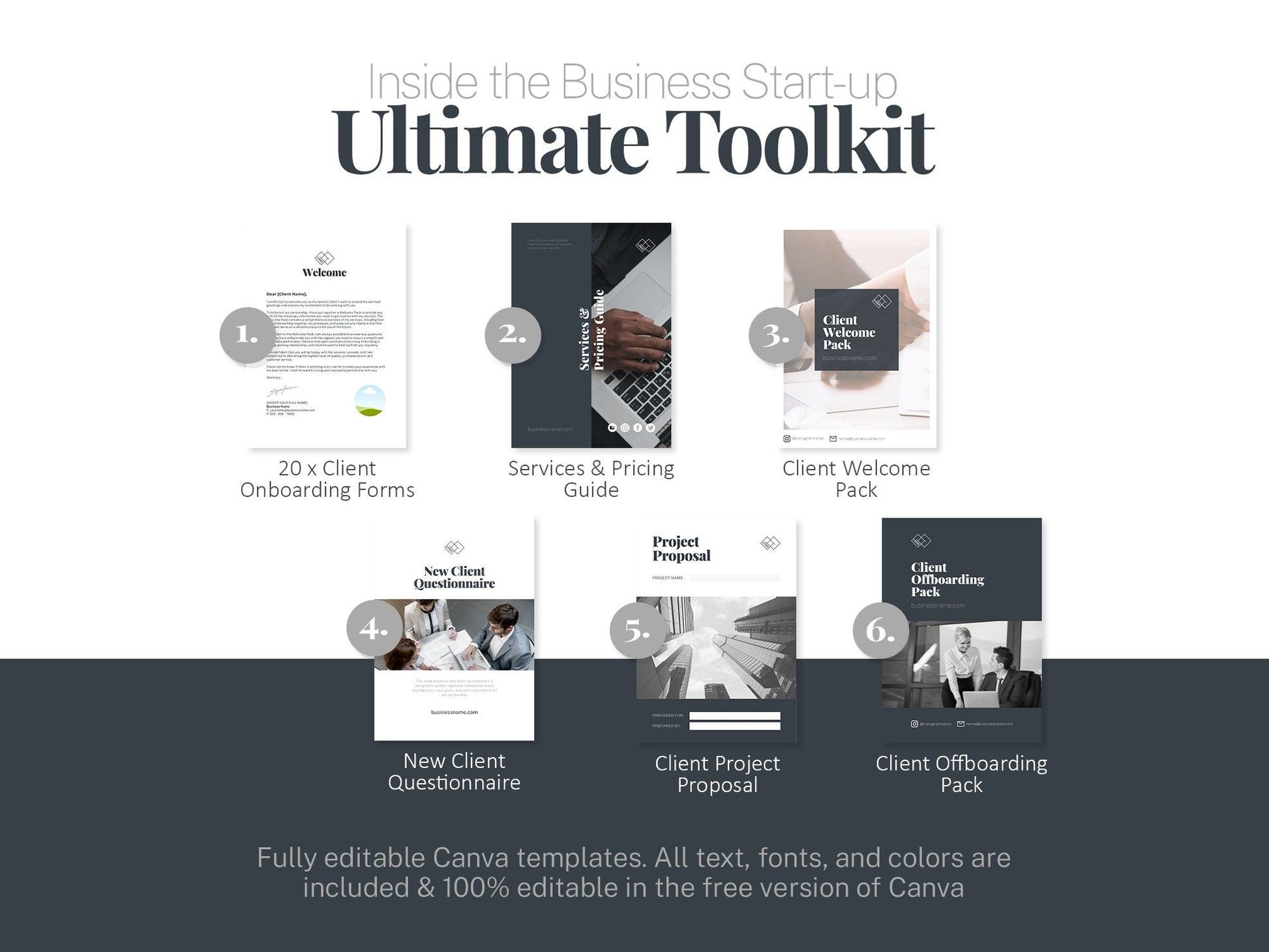 Business Start-Up Ultimate Toolkit (Charcoal)