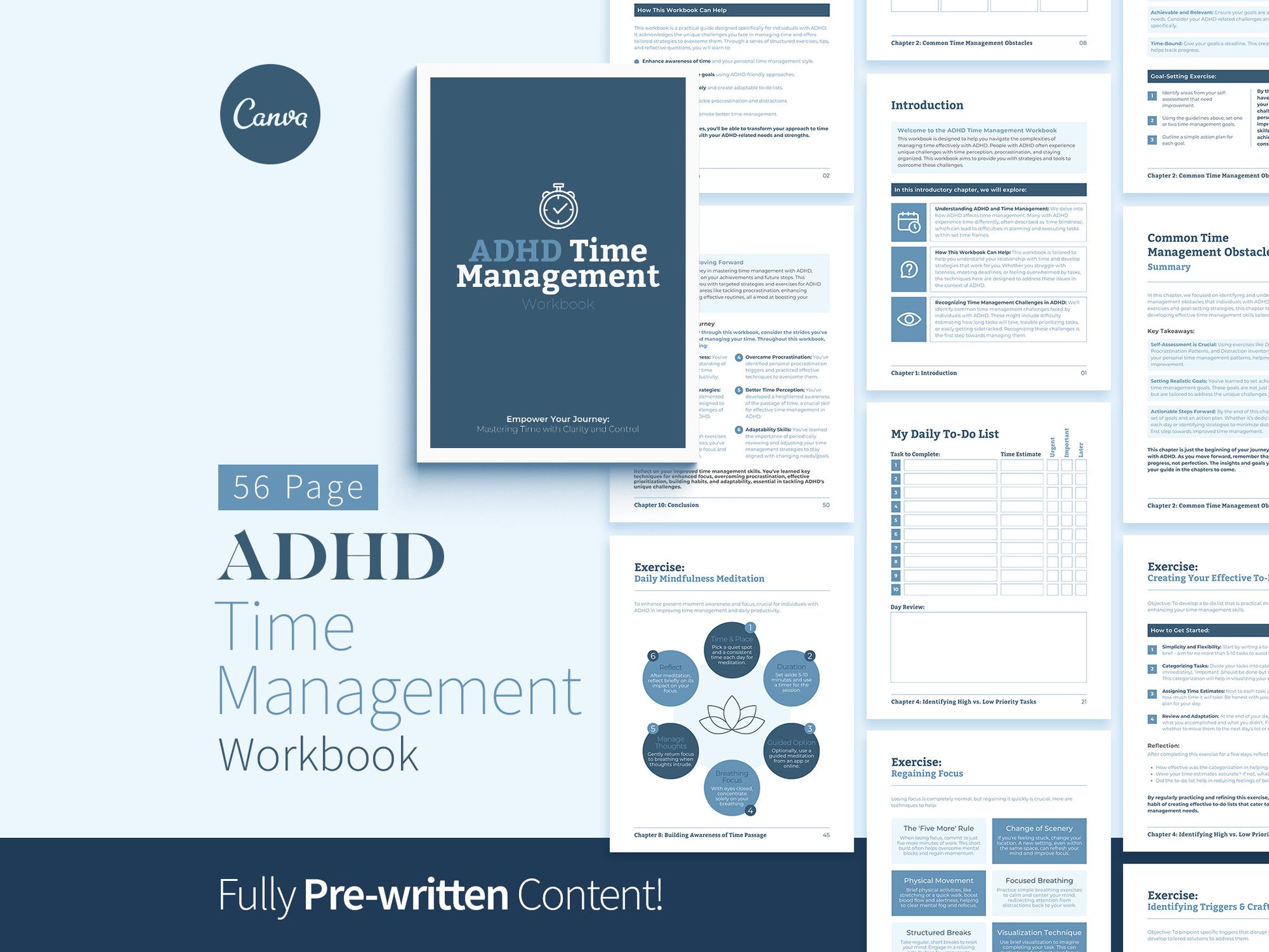 ADHD Time Management Workbook